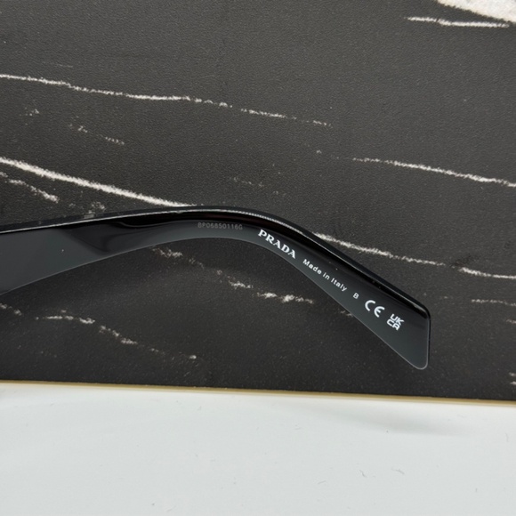 NEW SPR 27Z 16K08Z PRADA BLACK SQUARE PR27ZS 16K08Z UNISEX SUNGLASSES PR 27ZS - Picture 10 of 11